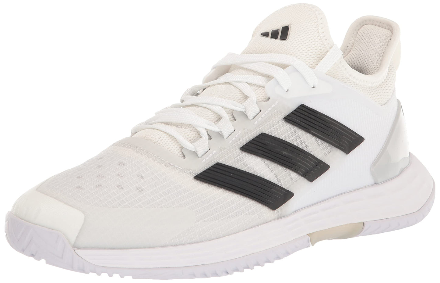 adidas mens Adizero Ubersonic 4.1 White/Core Black/Matte Silver 10