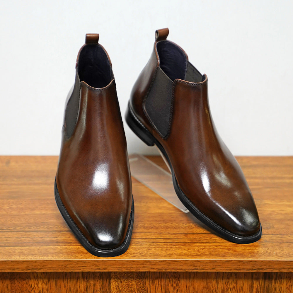 Men's Chelsea Sleeve Vintage Handmade Leather Boots