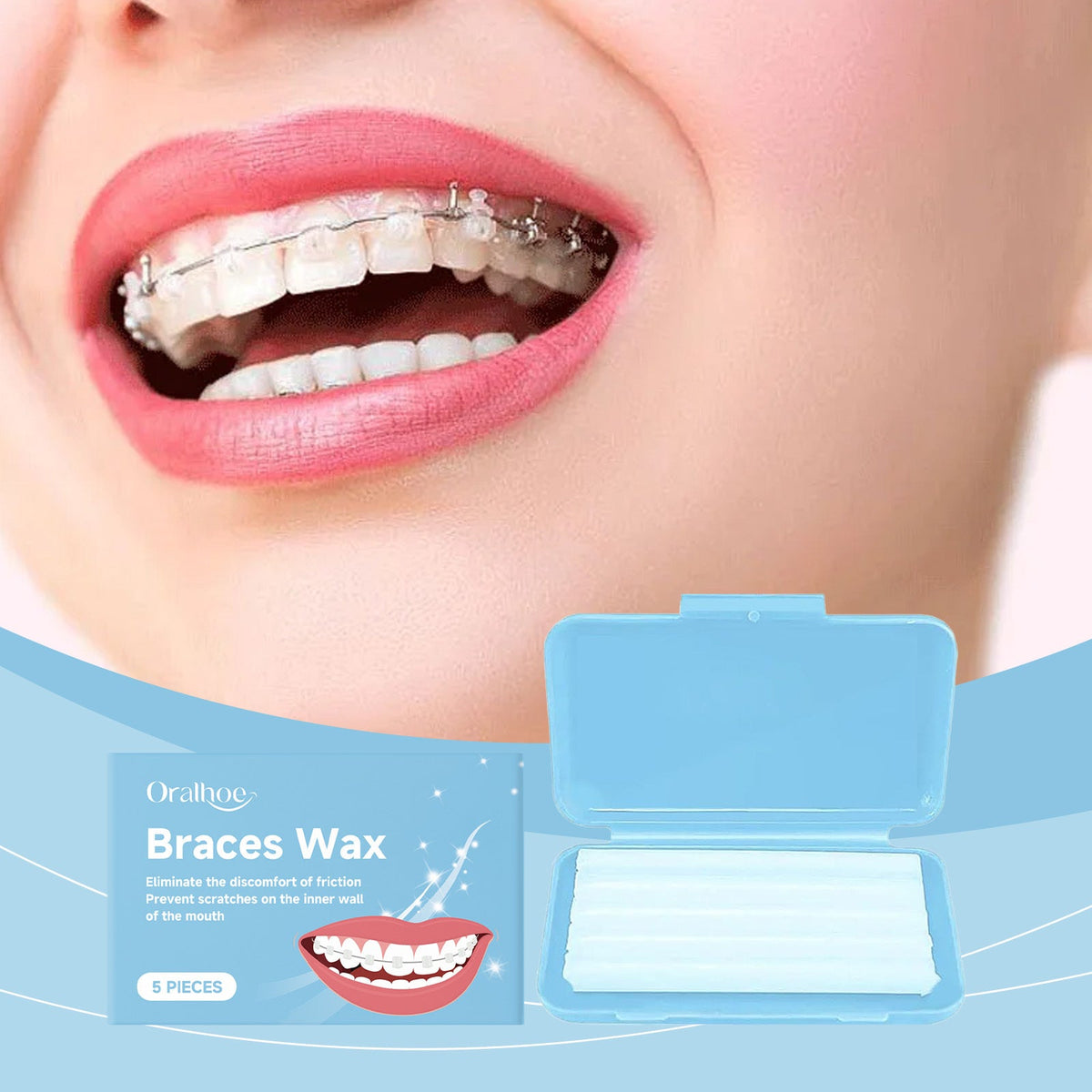 Retainer Wax, 5pcs, Oral Care Product for Daily Oral Care