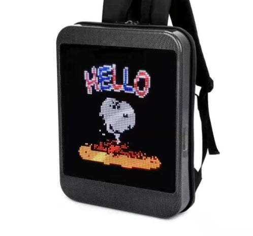 Display LED Music LCD Backpack