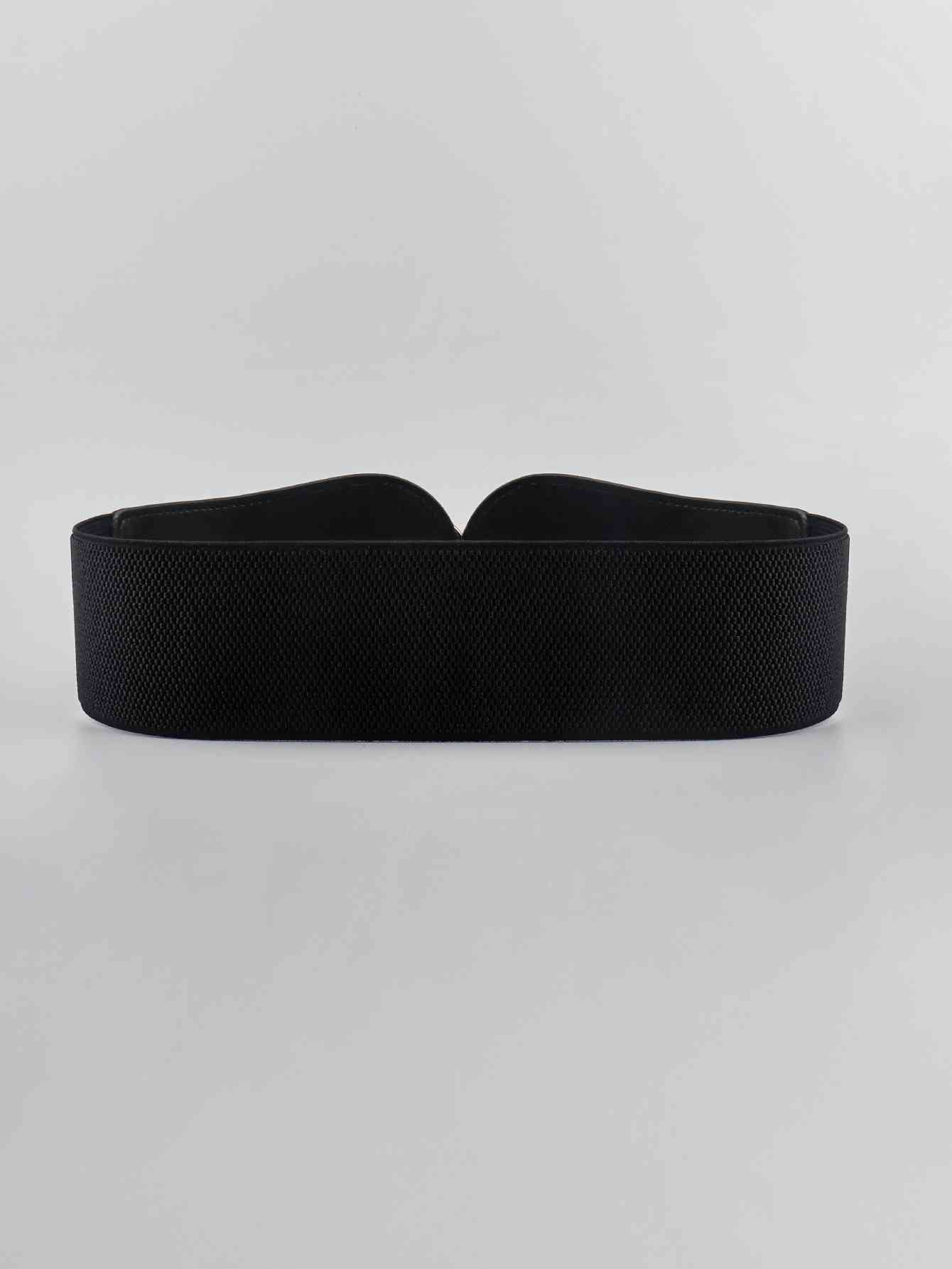 Elegant Fashion PU Elastic Wide Belt – Adjustable Comfort Fit See size chart under “more details”