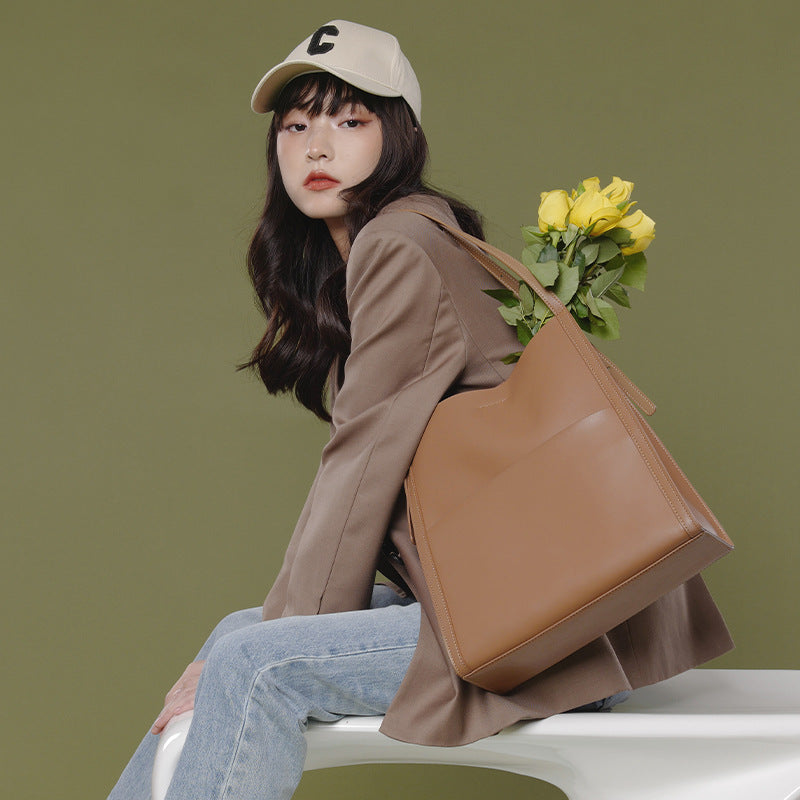 Women's Genuine Leather Travel Bag