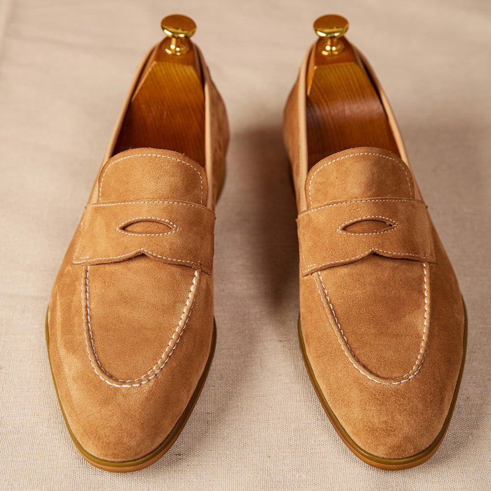 Slip-on Brown Suede Shoes