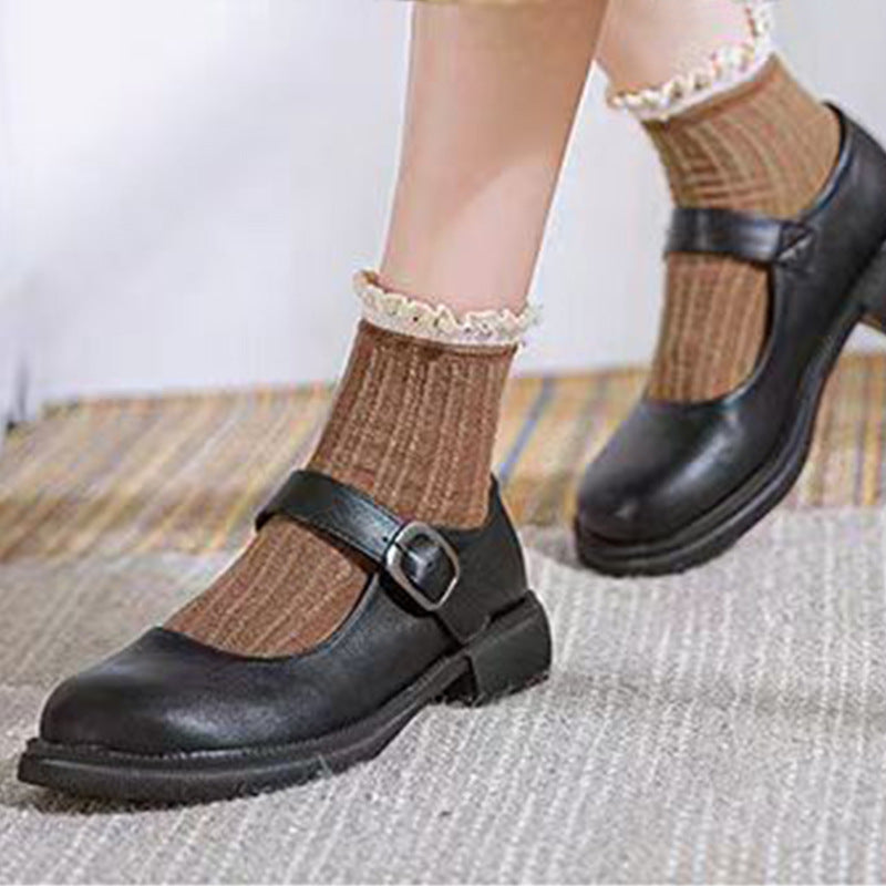 Japanese Mary Jane Dress Flats
