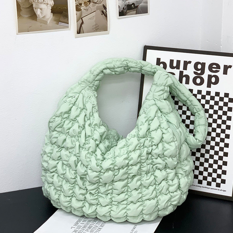 Women's Cloud Pleated Crossbody Travel Bag