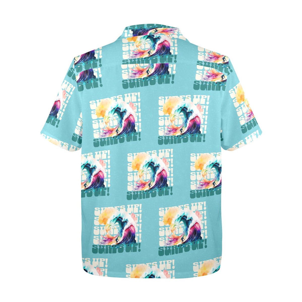 Surf's Up Men's All Over Print Hawaiian Shirt (Made in USA)