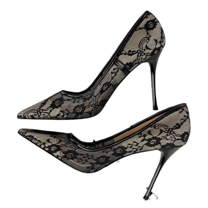 Women's Lace Stiletto Heels