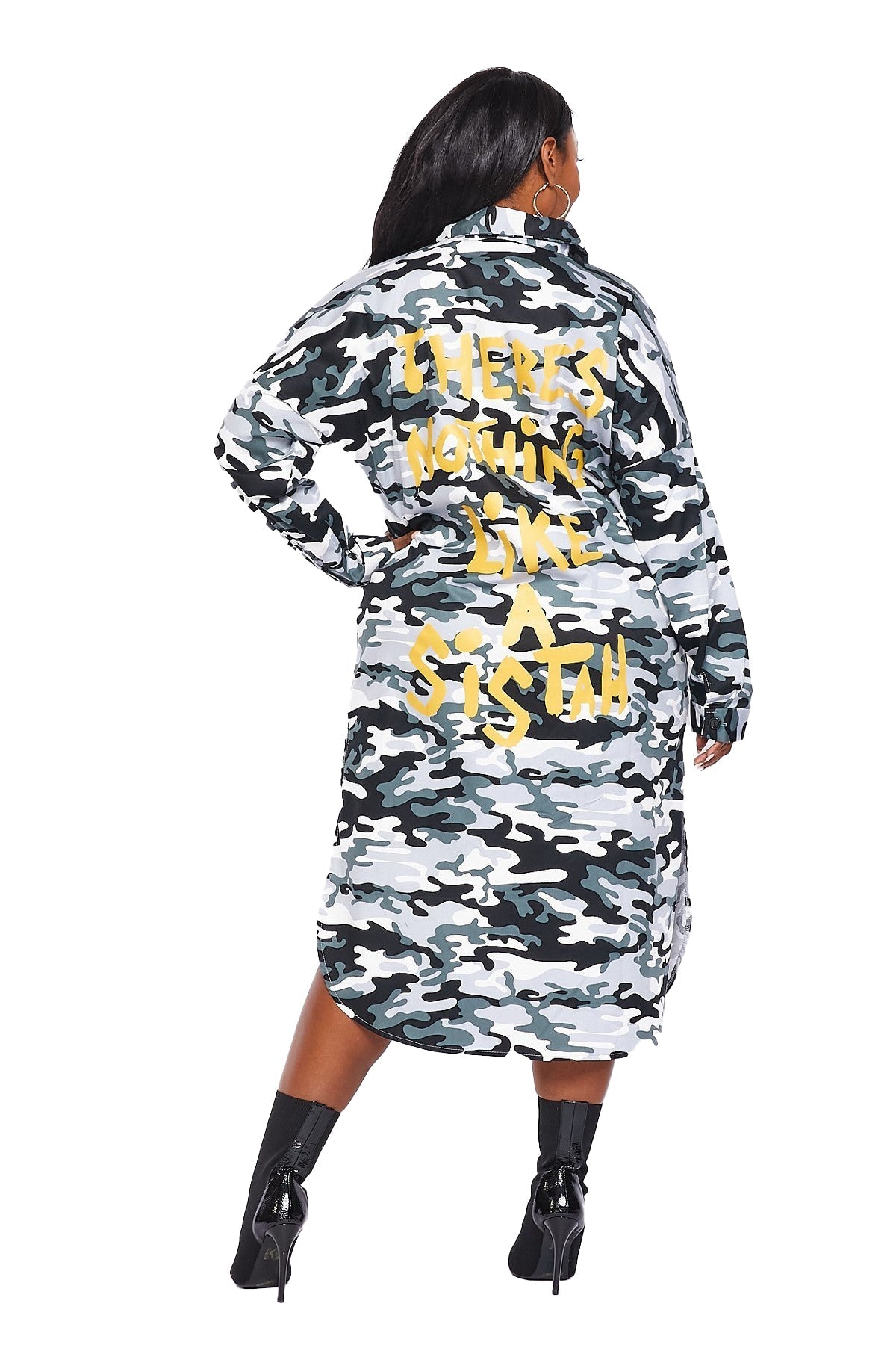 Vestido Camuflado Curvy "No hay nada como una hermana"