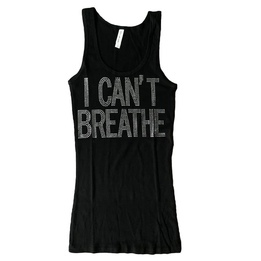 Camiseta sin mangas No puedo respirar