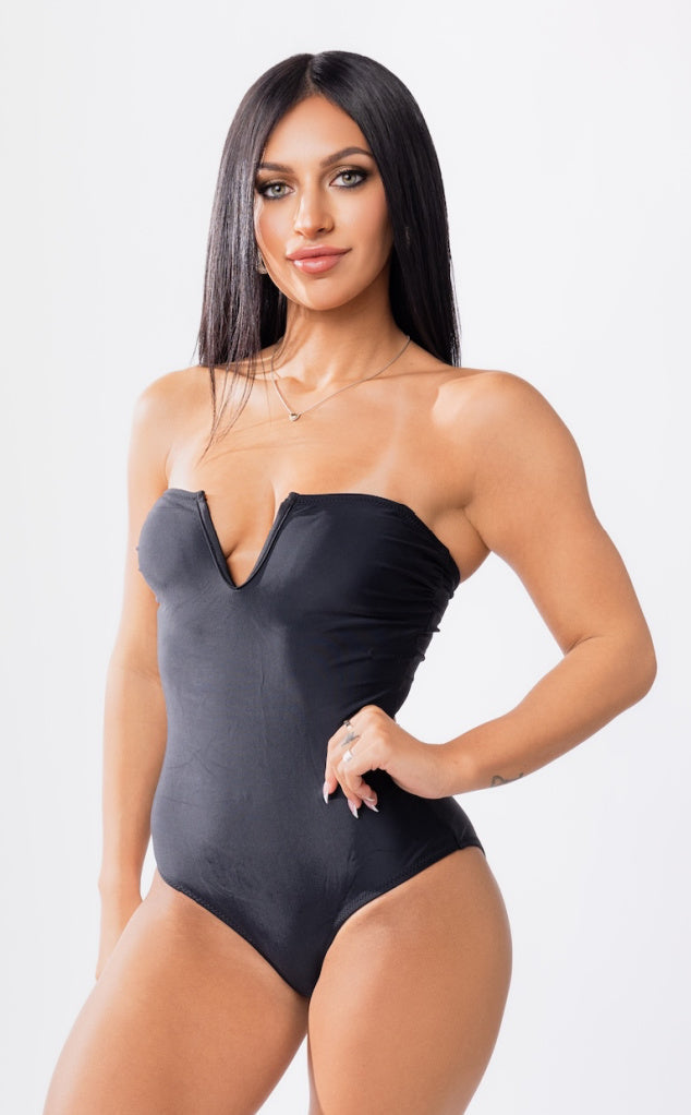 Traje de baño enterizo Cape Cod con escote en V