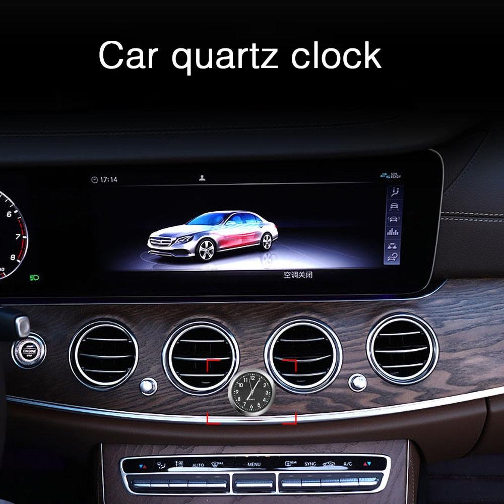 Car Clock Ornament Auto Watch Decoration Automobiles  Car Dashboard Clock Cars Air Vent Clip Quartz Clocks Mini Luminous Quartz Analog Watch Universal Pocket Stick-On Clock Perfect Interior Dashboard Time Display Digital Pointer Clock In Car Accessories