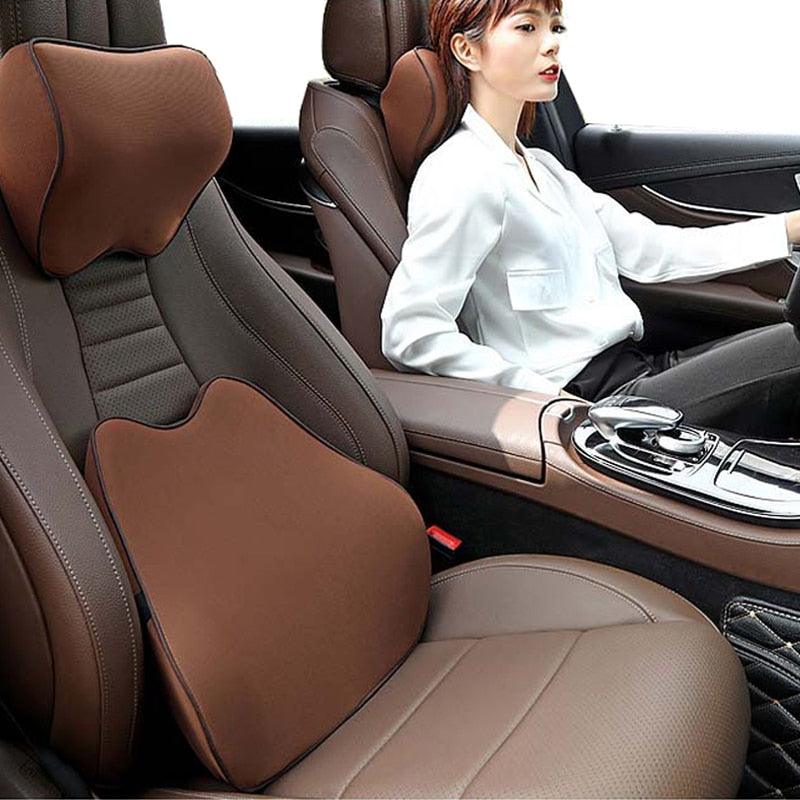 Car Seat Headrest Pillow Auto Memory Foam Car Neck Pillow Seat Head Support Lumbar Support For Office Chair Cushion Car Neck Headrest Pillow Car Accessories Cushion Auto Seat Head Support Neck Protector Automobiles Seat Neck Rest Car Neck For Car Auto