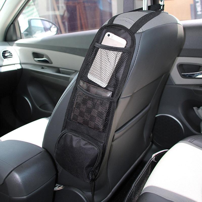 Car Seat Organizer Auto Seat Side Storage Hanging Bag Multi-Pocket Drink Holder Mesh Pocket Car Styling Organizer Phone Holder Multi-Pocket Drink Holder, Mesh Pocket Car Seat Phone Holder Car Seat Net Organizer, Seat Side Organizer Automobile