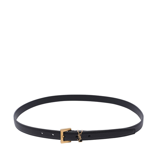 Saint Laurent Men Cassandre Thin Belt