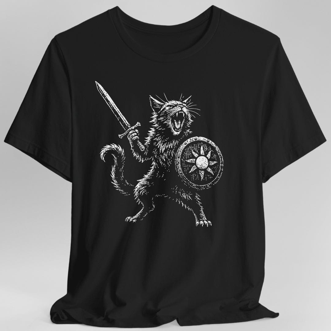 Camiseta de fantasía de luchador felino