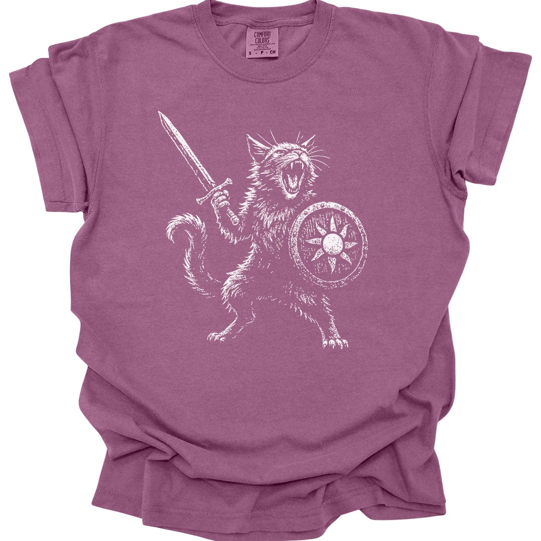 Cat Fighter Fantasy Shirt - Comfort Colors