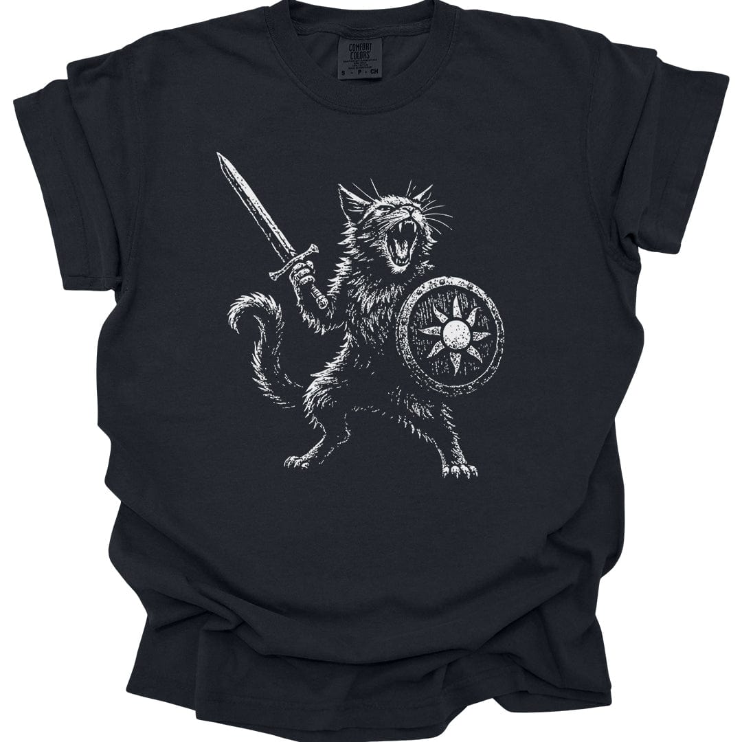 Cat Fighter Fantasy Shirt - Comfort Colors