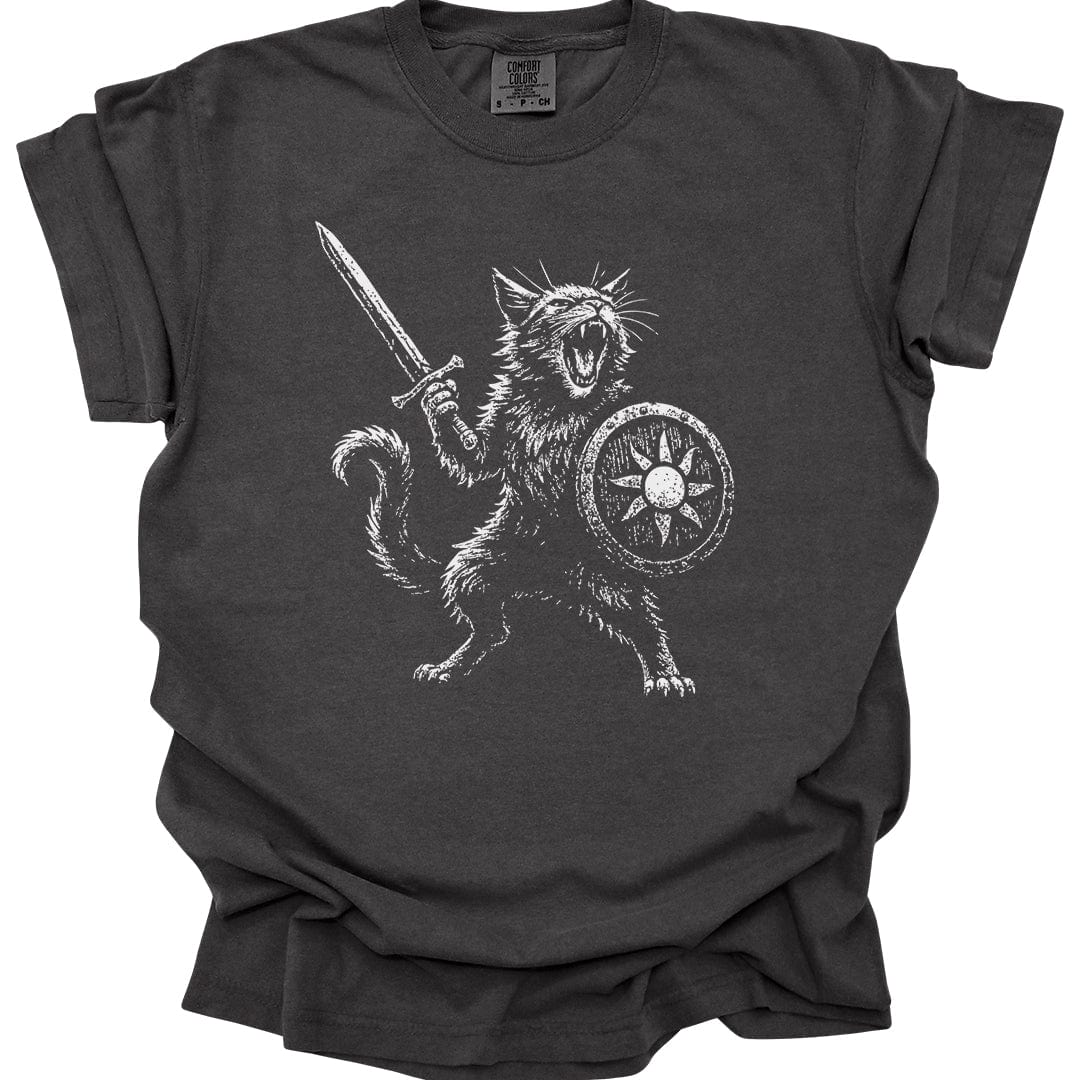 Cat Fighter Fantasy Shirt - Comfort Colors