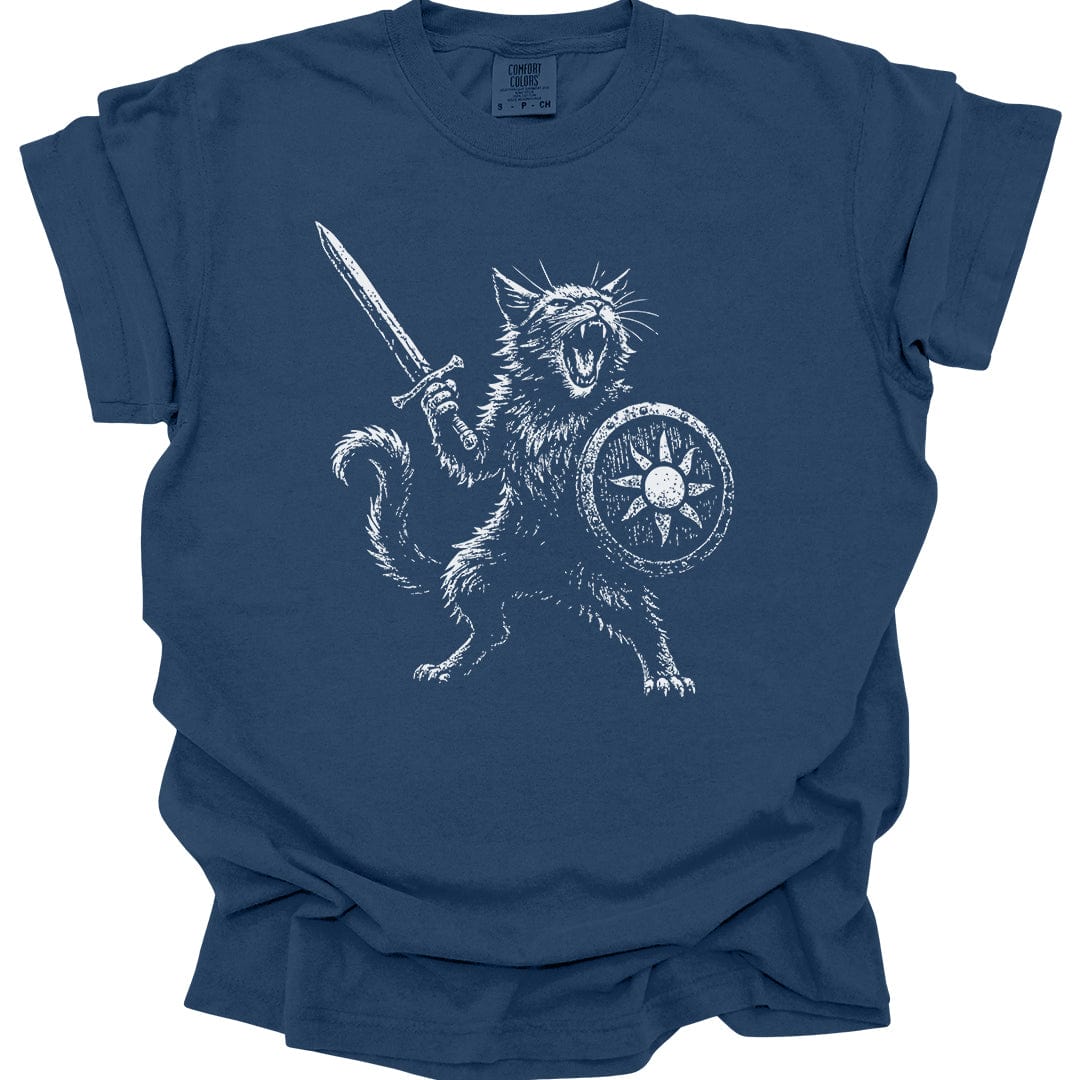 Cat Fighter Fantasy Shirt - Comfort Colors