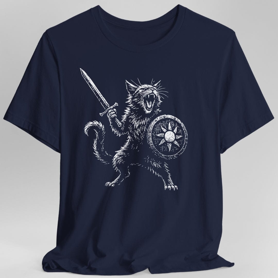 Camiseta de fantasía de luchador felino