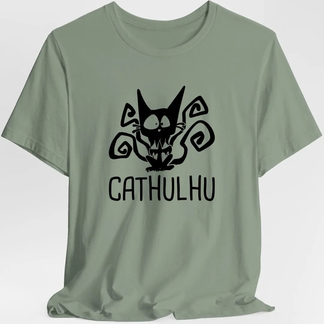 Cathulhu Funny Cat T-Shirt