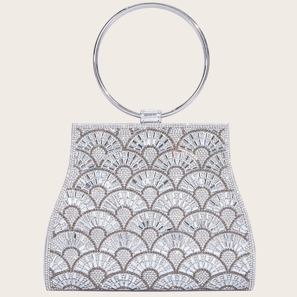 Diamond Inlaid PU Travel Bag