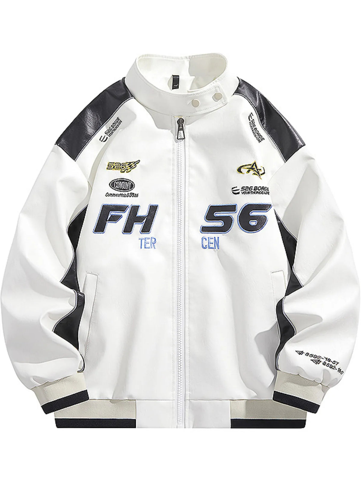 Men's Plus Size Zip Up Long Sleeve Jacket