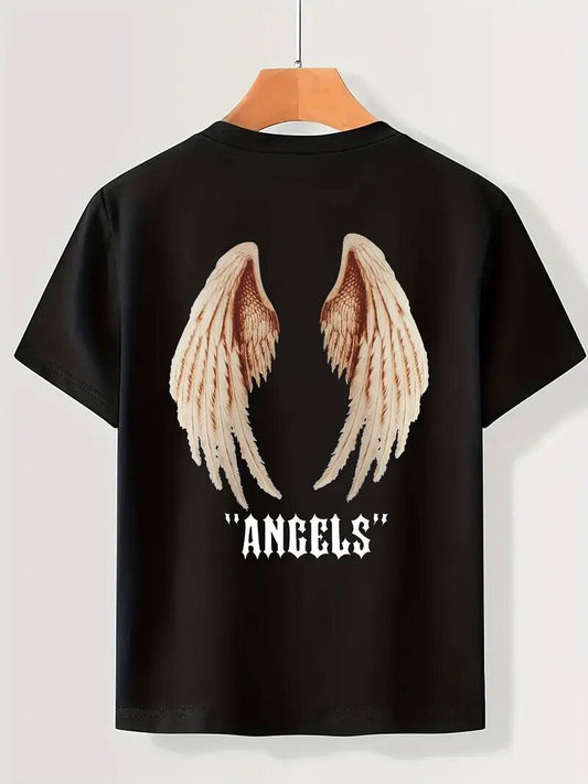 Camiseta estampada de manga corta para hombre