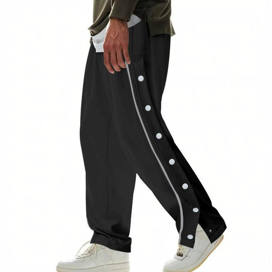 Pantalones Deportivos Casuales de Baloncesto para Hombre con Diseño Rasgado