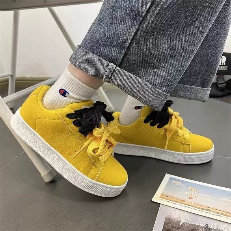 Niche Vintage Chunky-soled Sneakers For Men