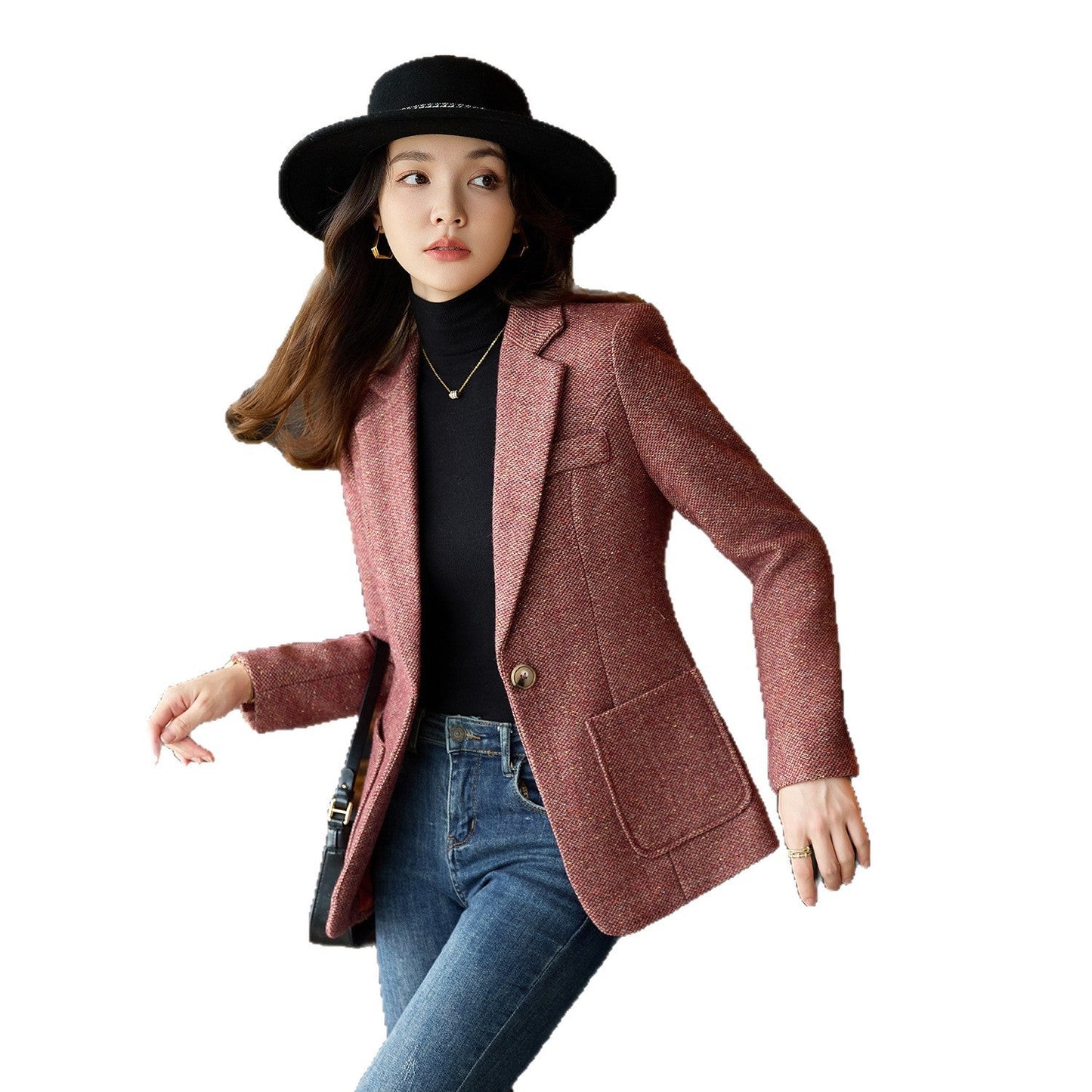 Springautumn New-season Sophisticated Wool Coat