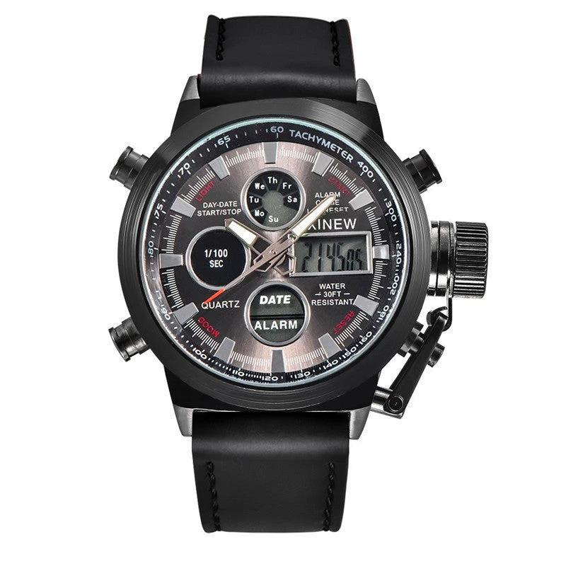 Men's Fashion Belt Multi-functional Watch