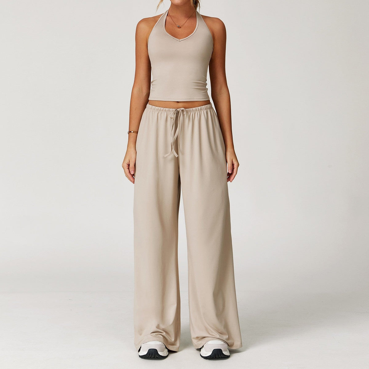 Yoga Set Quick-Drying Back-Smoothing Halter-Neck Sports Outfit
