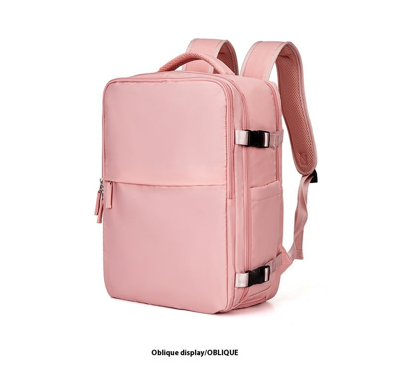 Backpack Women's Large Capacity Travel Men's Business Trip Can Be Expanded