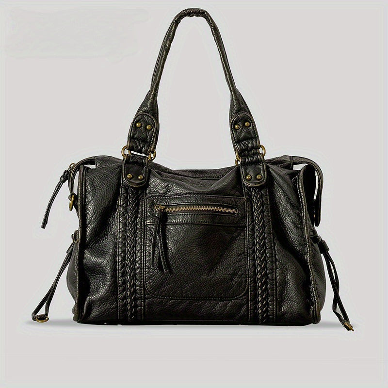 Women's French Retro Motorcycle Travel Bag