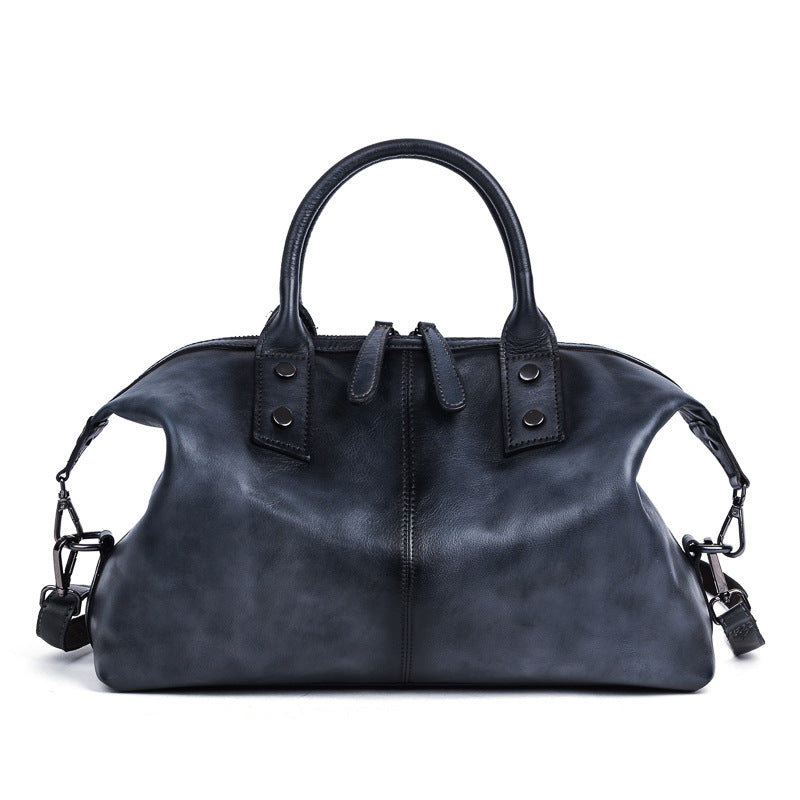 Retro Cowhide Messenger Bag