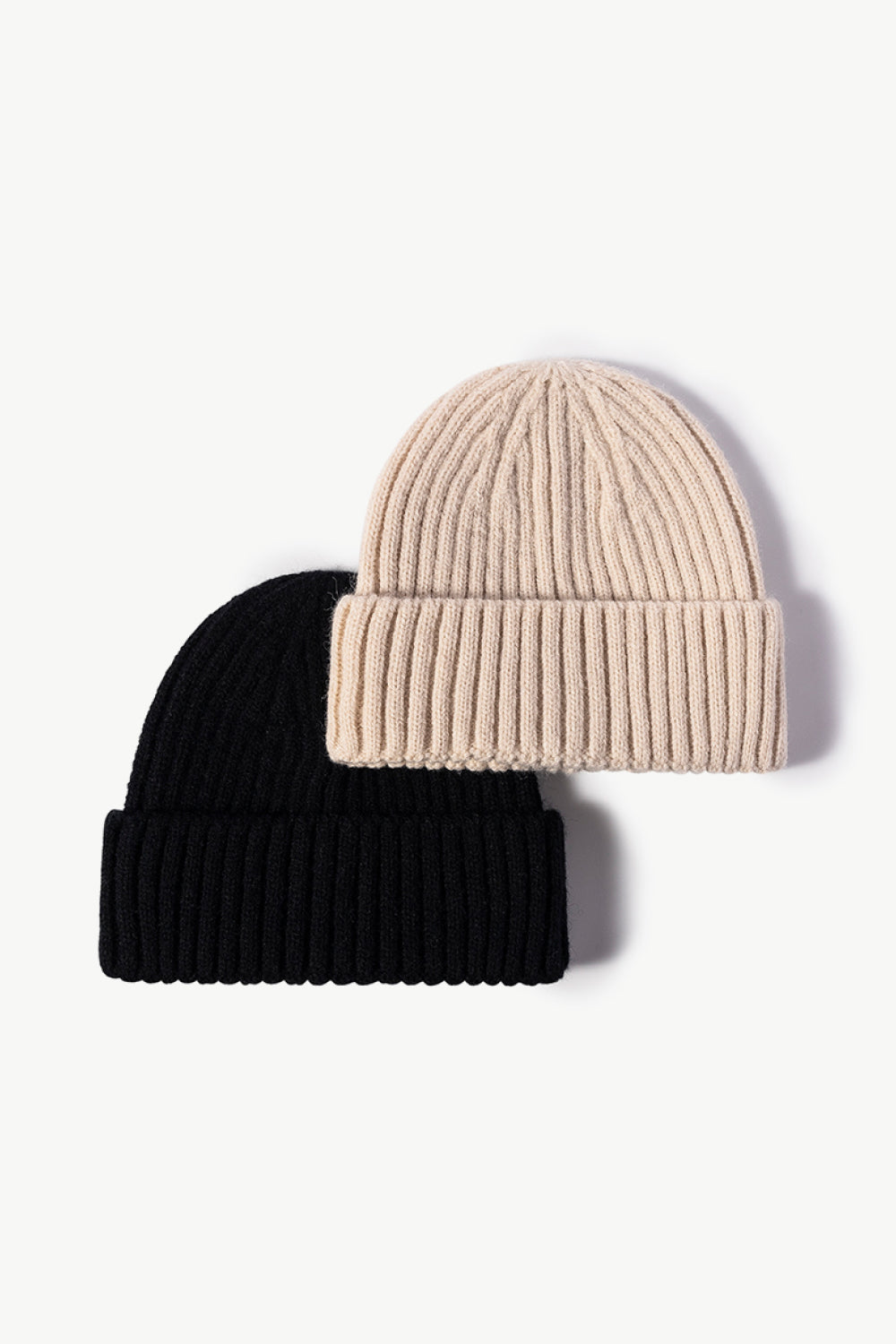 Gorro de punto de canalé