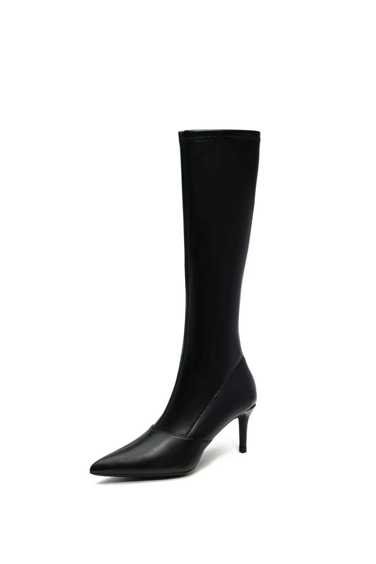 Stiletto Heel Women's High Boots Side Zipper Knight