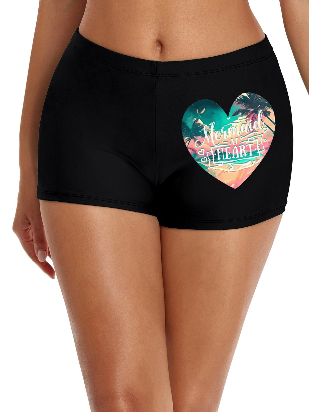 Mermaid at Heart Boyshorts for Women (Front Printing)