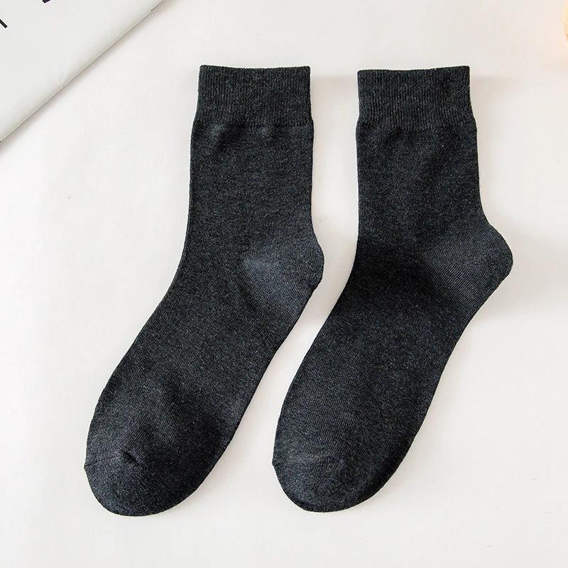 Men's Solid Color Socks