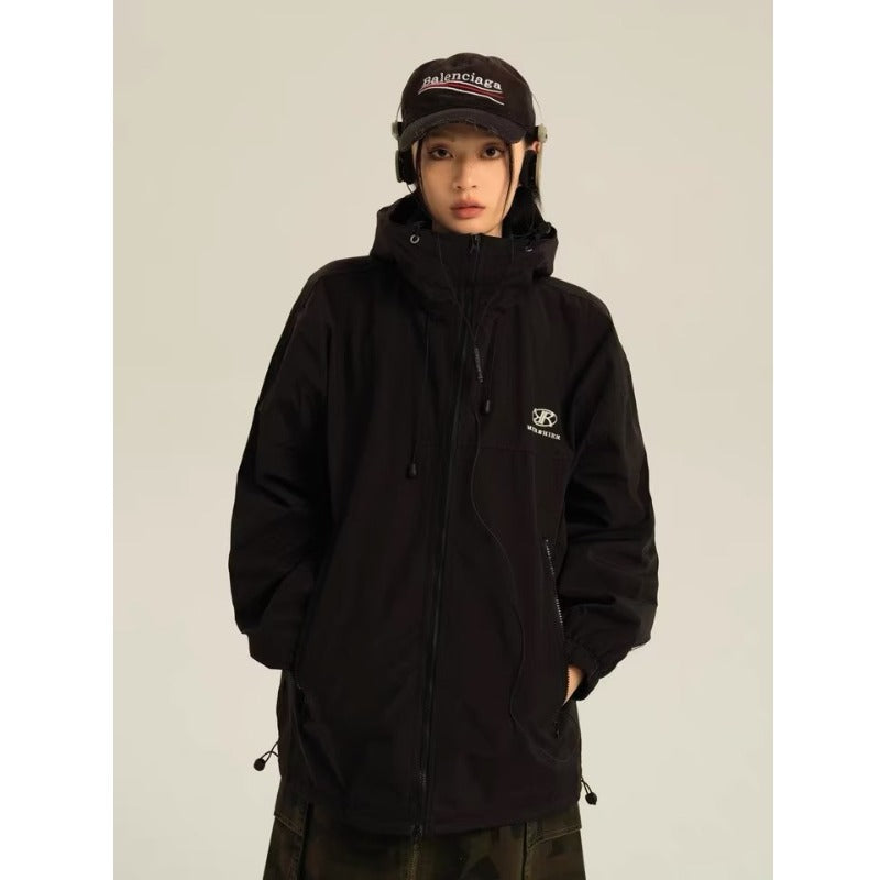 Outdoor Jacket Coat Women's Sports Mountain Climbing Outdoor Mechanical Style Waterproof Fashion Brand Coat