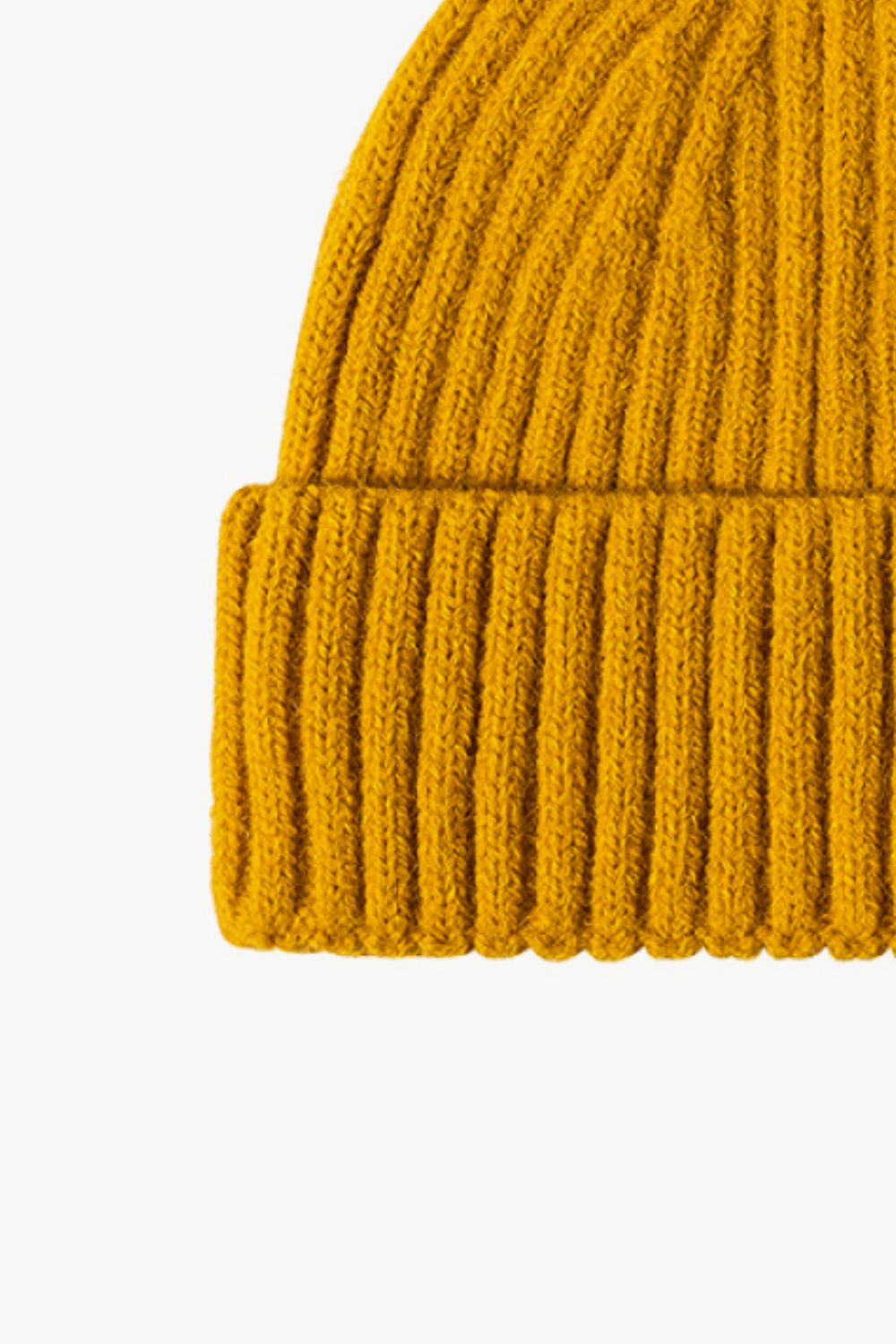 Gorro de punto de canalé
