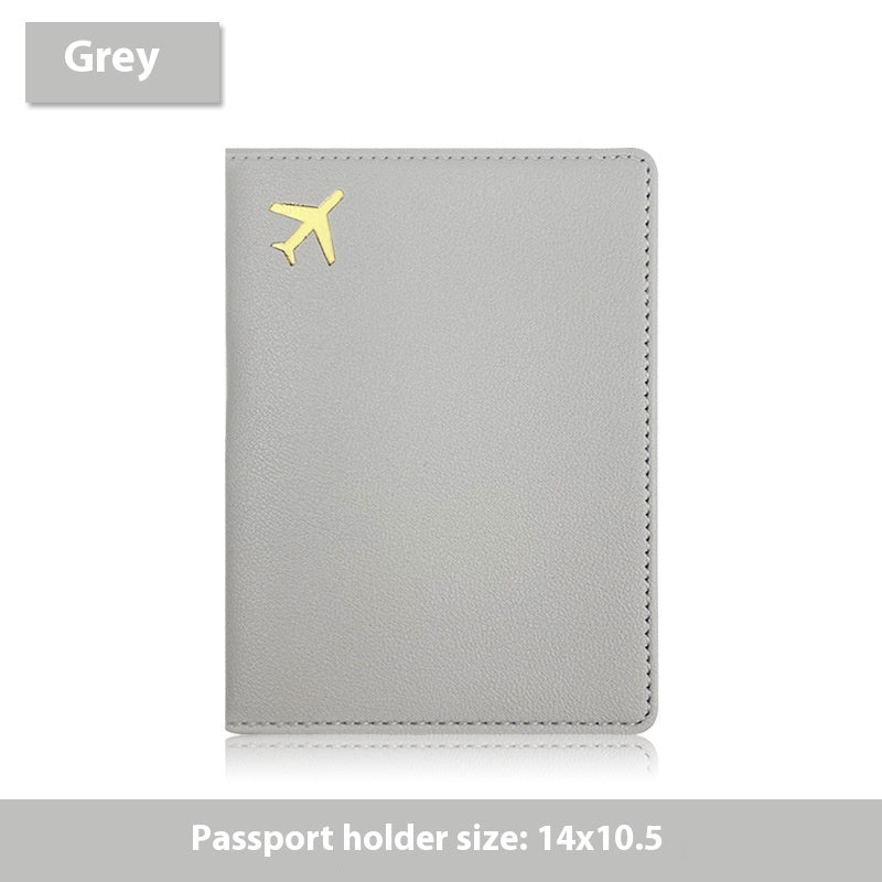 Multifunctional Id Bag Pu Leather Passport Cover