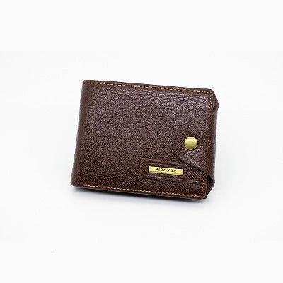 Short Horizontal Wallet Multifunctional PU Leather Wallet For Men
