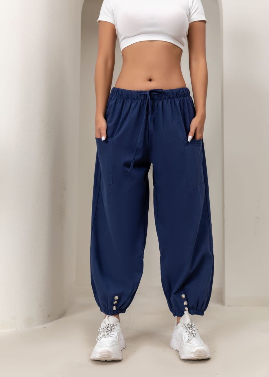 Conjunto de pantalones holgados de 3 piezas | Atuendo de descanso para mujer