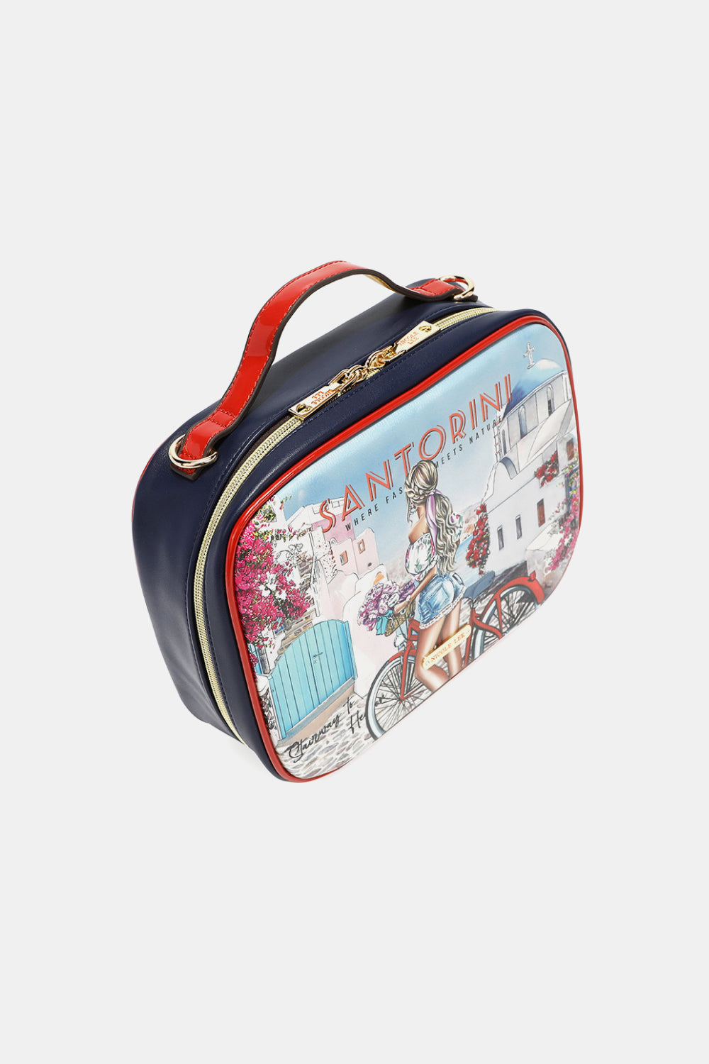 Bolso con estampado de Nicole Lee USA con tres bolsos pequeños