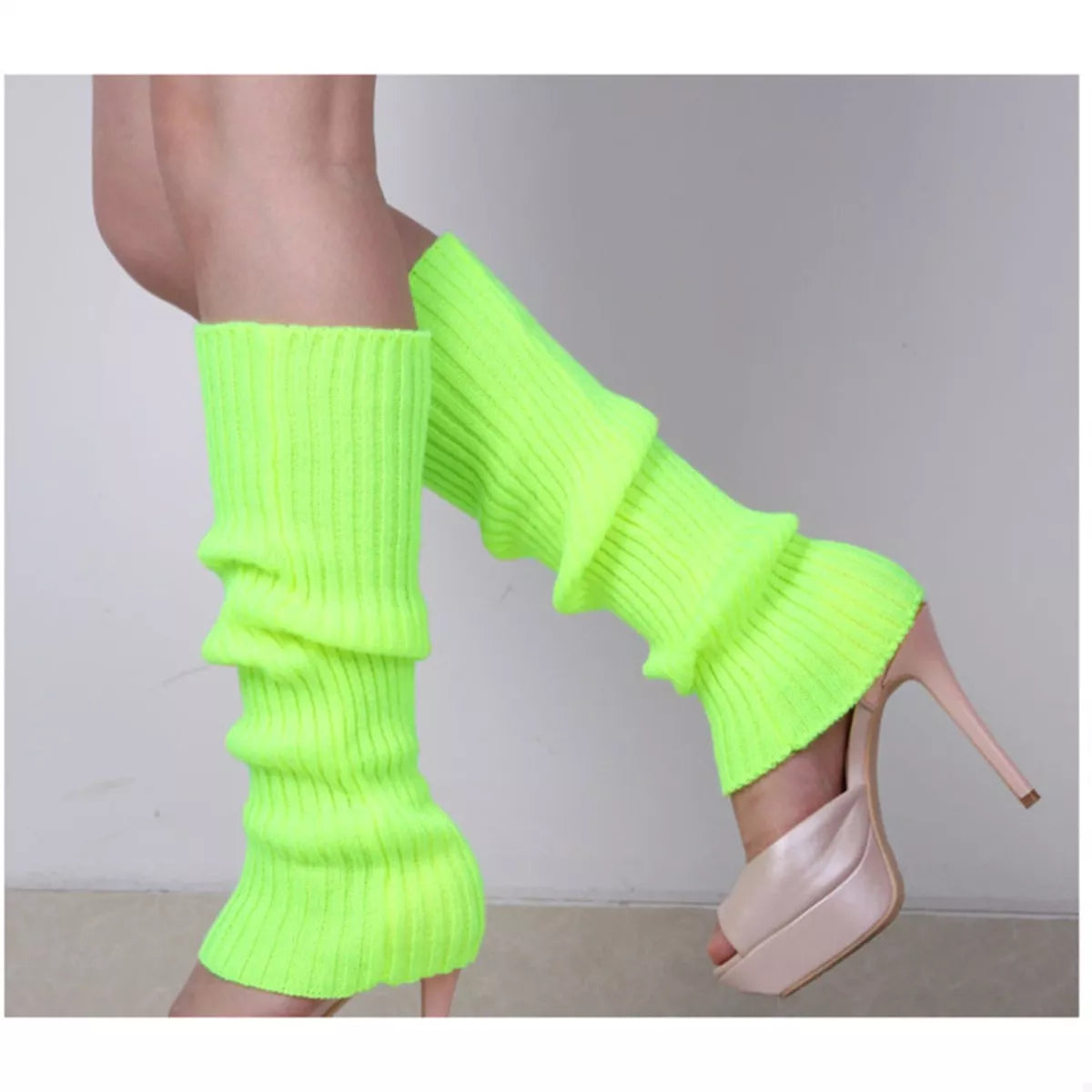 Ribbed Knit Leg Warmers
