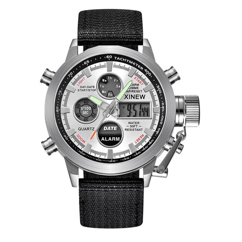 Men's Fashion Belt Multi-functional Watch