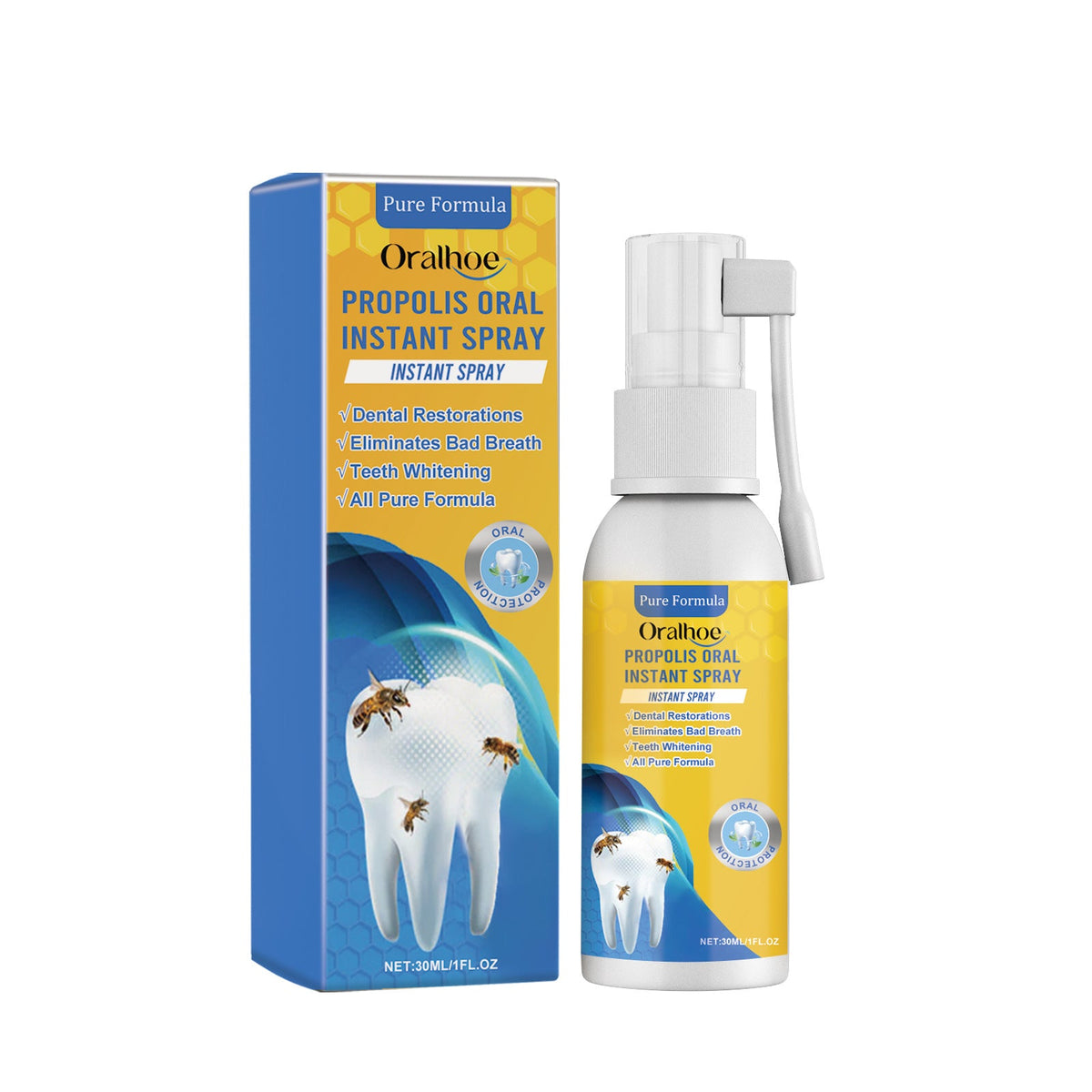 Propolis Oral Instant Spray, Oral Care Product for Daily Oral Care