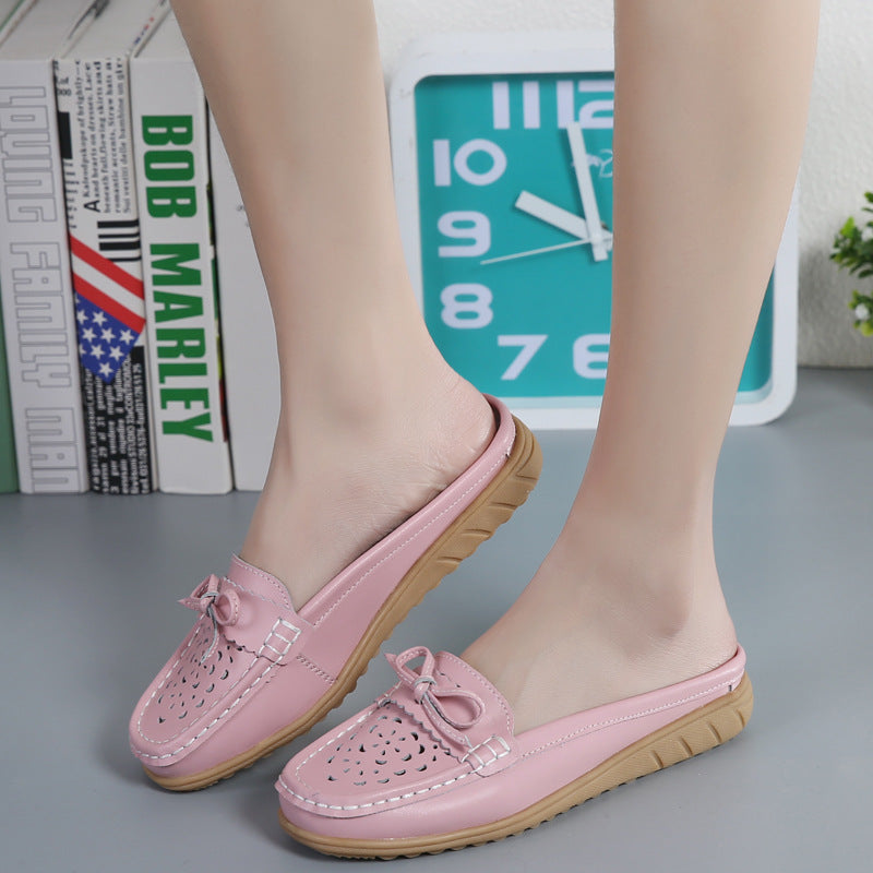 Women's Hollow-Out Slip-On Sandals